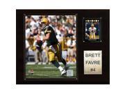 C I Collectables 1215FAVREGB NFL Brett Favre Green Bay Packers Player Plaque