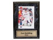 Encore Select Inc. 560 BBBOS38 Boston Red Sox Curt Schilling 4x6 Card Plaque