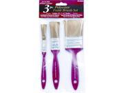 Gam Paint Brushes 3 Piece Polyester Paint Brush Set BS00003