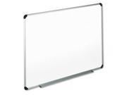 Universal 43734 Magnetic Dry Erase Board Melamine 48 x 36 White Aluminum Plastic Frame