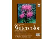 Strathmore ST472 11 11 in. x 15 in. 400 Series Watercolor Paper Block 15 Sheets