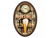 RAM Gameroom R822 Happy Hour Wall Clock