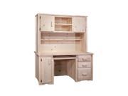 Montana Woodworks MWHCDHV Homestead Collection Desk with Hutch Lacquered