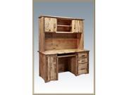 Montana Woodworks MWHCDHSL Homestead Collection Desk with Hutch Stained and Lacquered