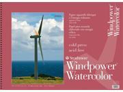 Strathmore ST640 18 18 in. x 24 in. Windpower Wire Bound Watercolor Pad 15 Sheets
