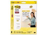 Post It Easel Pads 566PRL Self Stick Wall Easel Ruled Pad 20 in. w x 23 in. h White 20 Sheets Pad 2 Pack