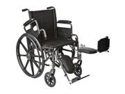 Roscoe Medical K42016DHFBEL K4 Lite Wheelchair Powder coated silver vein