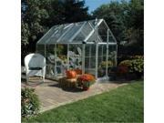 Palram HG6016 Snap and Grow 6 ft. x 16 ft. Greenhouse Silver