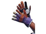 Bulk Buys Multi Color Leather Work Gloves Case of 120