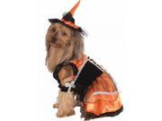 Costumes for all Occasions RU887822SM Pet Costume Orange Witch S