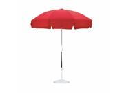 California Umbrella SLPT758001 F13 7.5 ft. Patio Umbrella Push Tilt Anodized Olefin Red