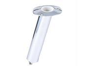 Lee s 15 Degree Stainless Steel Swivel Base Flush Mount Rod HOlder Extra Long Tube