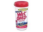 Wet Ones 04703 Antibacterial Moist Towelette Cloth 5.75 x 7.5 White 40 Dispenser