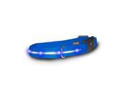 Visiglo V450 Blue Nylon Collar with Blue LED Large