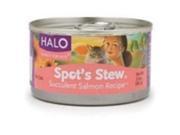 Halo Purely For Pets 51539 Halo Cat Salmon Spots Stew 12x5.5 OZ