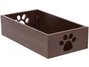 Dynamic Accents 42133 Small Pet Toy Box Mahogany