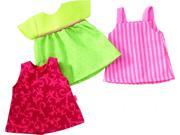Haba USA 5231 12 in. 13.75 in. Dress Set Summer Dresses Pack of 4