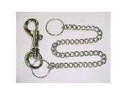 Bulk Buys 12 in. Metal Biker Chain with Clip it Key Chain Case of 72
