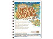 Strathmore ST460 59 9 in. x 12 in. Cold Press Visual Journal Watercolor Book 44 Pages Pack of 6