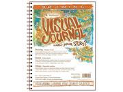 Strathmore ST460 9 9 in. x 12 in. Medium Visual Journal Wire Bound Drawing Book 84 Pages Pack of 6