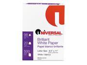 Universal 95200 Copy Laser Paper 98 Brightness 20lb Letter Bright White 5 000 Sheets Carton