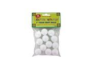 Foam craft balls assorted sizes Pack of 24