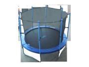Upper Bounce UBSF01 10 10 FT. Trampoline Enclosure Set equipped with the New UPPER BOUNCE EASY ASSEMBLE FEATURE