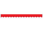 Teacher Created Resources 4174 Red Scalloped Border Trim