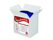 SANDTASTIK PRODUCTS INC. COL25LBBOXLBL 25 LB BOX OF LIGHT BLUE SAND 11.34kg