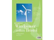 Strathmore ST642 114 14 in. x 17 in. Vellum Surface Windpower Tape Bound Bristol Pad 15 Sheets
