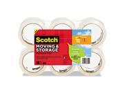 Scotch 3650G6 Moving Storage Tape 1.88 in. x 42.2 yds Clear 6 PK