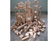 Beka 06120 Hard Maple Unit Blocks Special Shapes Collection 120 piece set