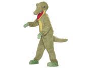 Forum Novelties 214469 Crocodile Plush Adult Costume Green Standard