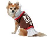 Rasta Imposta 213438 Tootsie Roll Dog Costume White Brown Medium