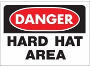 Hy ko 507 Danger Hard Hat Area OSHA Sign Pack of 5