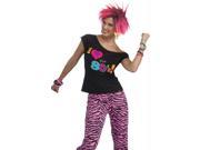 Costumes for all Occasions FM69782 80s Shirt Adult 8 14