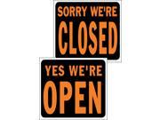 Hy ko SP 113 15 in. X 19 in. Plastic Open Closed Sign Pack of 5