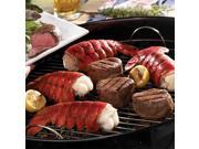 Lobster Gram M8FM2 TWO 8 10 OZ MAINE LOBSTER TAILS AND TWO 6 OZ FILET MIGNON STEAKS