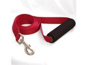 Majestic Pet Products 788995286158 1in x 6ft Easy Grip Handle Leash Red