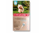 BAYER 004BAY 04458498 K9 Advantix II for Medium Dogs 11 20 lbs Teal 4 Months