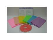 Arts Education Ideas SCID6P Pastel Colored Mini Scarf Kit with CD