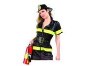 RG Costumes 81591 L Fire Girl Costume Size Adult Large 8 10