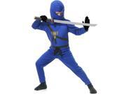Charades Promo CH84372VB M Boys Blue Ninja Avenger Costume Size Small