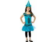 Costumes for all Occasions GC45161012 Crayola Steel Blue Child 10 12