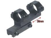 UTG RGPMOFS38 25H4 Leapers Accushot 1 Pc Bi directional Offset Mount with 1 in. Rings High 11mm Dovetail