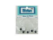 Bulk Buys CN588 24 Pack of 6 12mm Plastic Sew on Eyes Case of 24