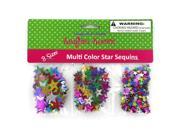 Star shaped craft sequins Pack of 96