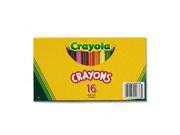 Crayola. 520336 Large Crayons 16 Colors Box