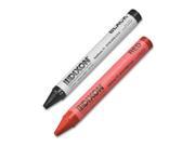Dixon Ticonderoga Company DIX05010 Marking Crayons Nontoxic 5in.x.56in. Wax Red