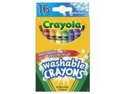 Crayola Llc 16 Count Regular Washable Crayons 52 6916